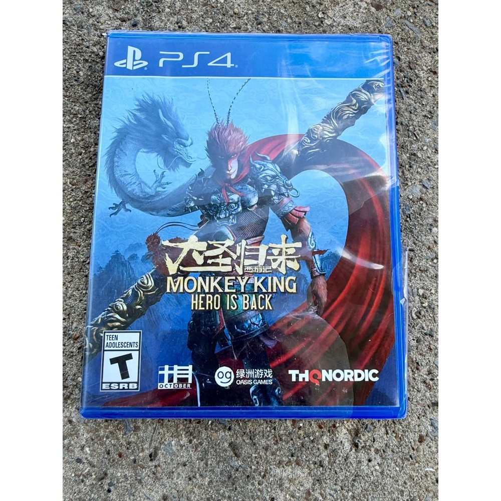 Monkey King Hero Is Back Sony PS4 PlayStation 4 Game New Sealed THQ Nordic